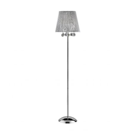 Sintechno K-5142F Daydream Crystal Floor Lamp, 64.5-Inch Height SK-5142F